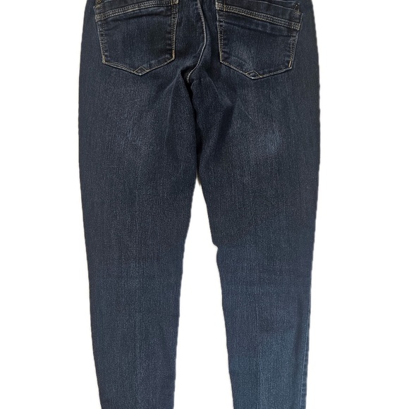 Democracy Ab Solution Jeans Womens 2 Dark Wash Skinny Stretch Denim Pants - Picture 6 of 10